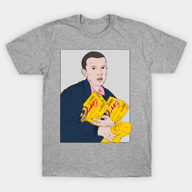 Eleven <3 Eggos T-Shirt by Princifer